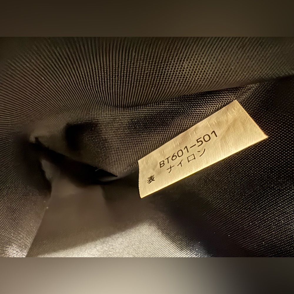 Burberry Black Tote with Check Trim and Brown Handles - Picture 15 of 16
